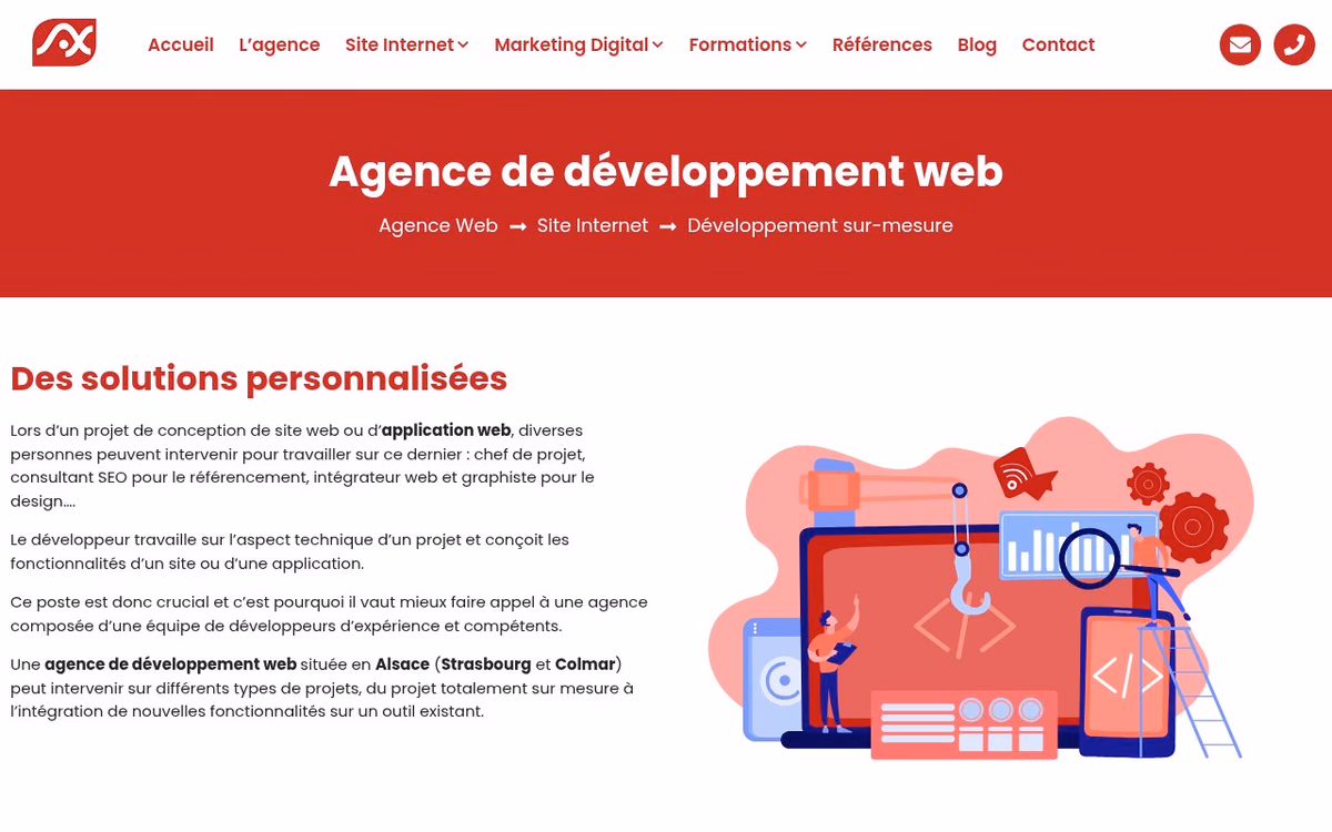 Apercu du site API Studio