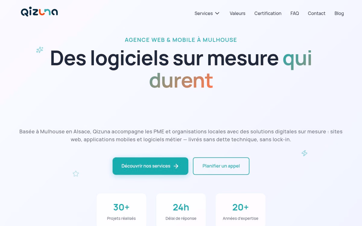 Apercu du site Qizuna