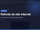 Refonte de site internet : qui contacter, combien ça coûte et comment l'aborder en 2026