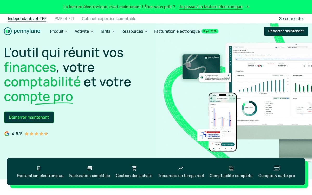 Apercu du site Pennylane